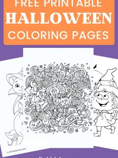 printable Halloween coloring sheets