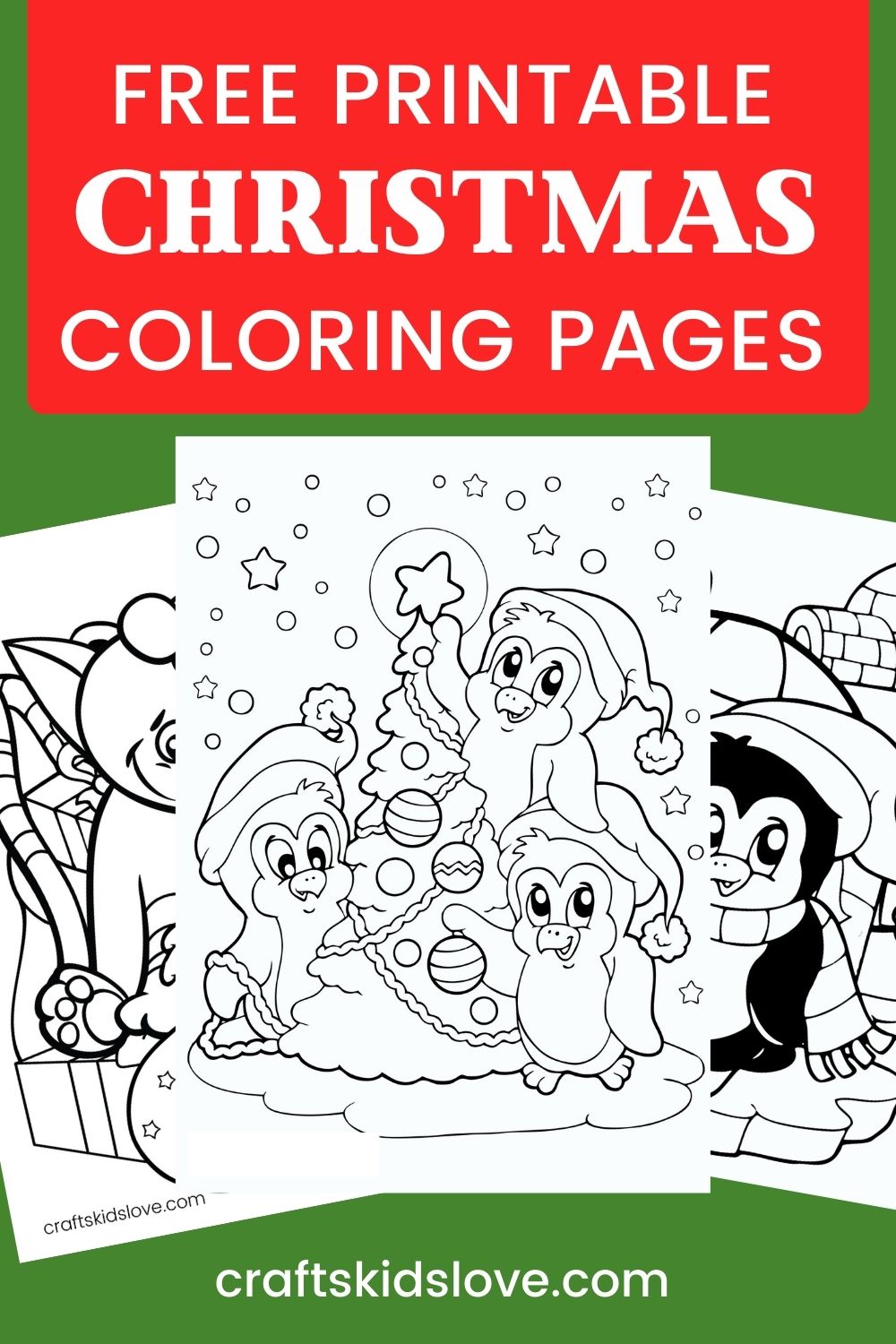 free printable Christmas coloring sheets